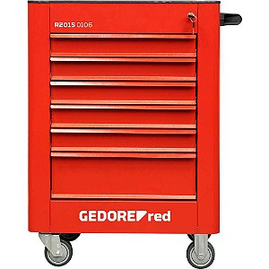 Carro para ferramentas com 6 gavetas R20150106 GEDORE RED