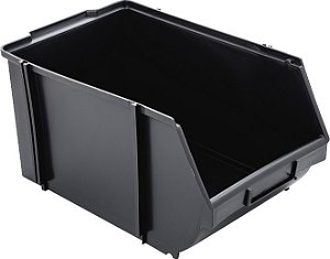 Gavateiro plástico nº7 preto 17,0cm x 21,5cm x 34,0cm NACIONAL