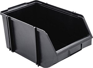 Gaveteiro plástico nº6 preto 15,0cm x 18,0cm x 30,0cm NACIONAL
