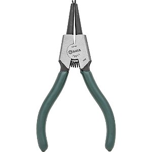 Alicate 5" para anéis externos (8mm a 25 mm) bico reto aço cromo vanádio oxidado ST72011ST SATA