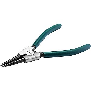Alicate 7" para anéis externos (19mm a 60 mm) bico reto aço cromo vanádio oxidado ST72012ST SATA