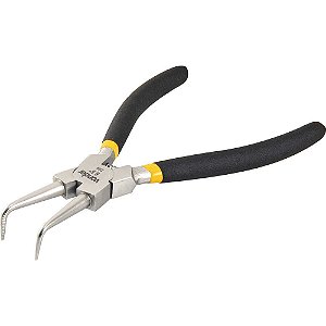 Alicate para anéis interno bico curvo 6.1/2" VONDER