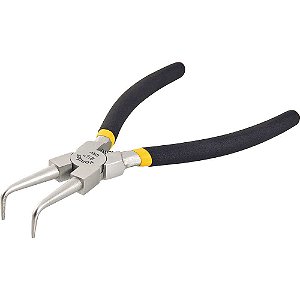 Alicate para anéis interno bico curvo 8.1/2" VONDER