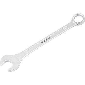Chave combinada 24mm aço cromo vanádio reta VONDER