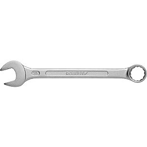 Chave combinada 25mm aço especial niquelado e cromado S09100250 3370047 ROBUST