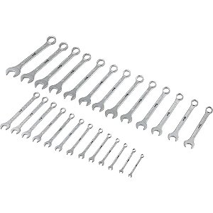 Jogo de chaves combinadass 6mm a 32mm 26 peças com suporte NOVE54