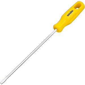 Chave de fenda 1/8" x 5" aço cromo vanádio com ponta magnetizada VONDER