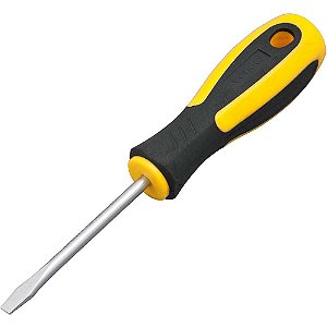Chave de fenda 3/16" x 3" aço cromo vanádio cabo emborrachado VONDER PLUS