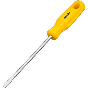Chave de fenda 3/16" x 5" aço cromo vanádio com ponta magnetizada VONDER
