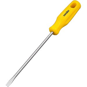 Chave de fenda 3/16" x 6" aço cromo vanádio com ponta magnetizada VONDER