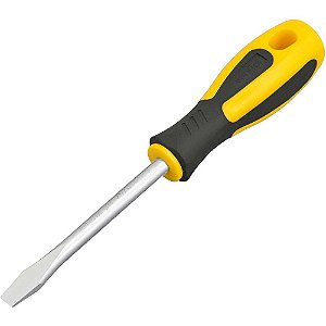 Chave de fenda 5/16" x 4" aço cromo vanádio cabo emborrachado VONDER PLUS