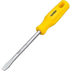Chave de fenda 5/16" x 5" aço cromo vanádio com ponta magnetizada VONDER