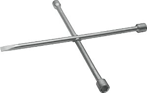 Chave de roda tipo cruz 17,0mm x 19,0mm x 13/16" x espátula GEDORE RED