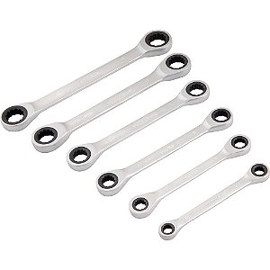 Jogo de chaves estrela com catraca 8mm a 19mm VONDER