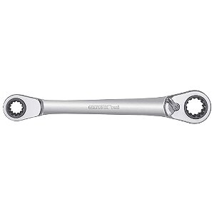 Chave estrela com catraca 4 em 1 10mm X 19mm e 13mm X 17mm GEDORE RED