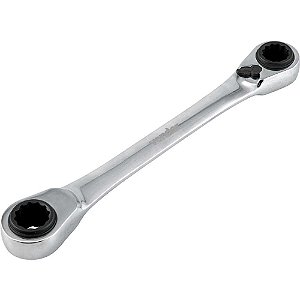Chave estrela com catraca reversível 14,0mm x 17,0mm e 18,0mm x 19,0mm VONDER
