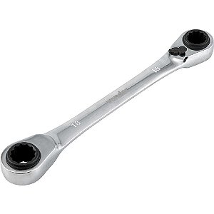 Chave estrela com catraca reversível 16mm x 17mm e 18mm x 19mm VONDER