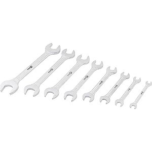 Jogo de chaves fixas 6mm a 22mm aço carbono 8 peças NOVE54