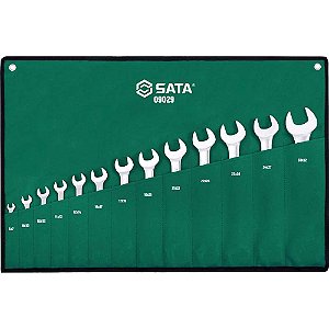 Jogo de chaves fixas 6mm a 32mm 13 peças ST09029SJ SATA