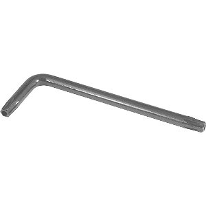 Chave hexalobular tipoL com furo guia T25 kit com 10 peças VONDER