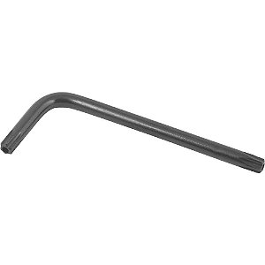 Chave hexalobular tipoL com furo guia T30 kit com 10 peças VONDER