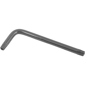 Chave hexalobular tipoL com furo guia T40 kit com 10 peças VONDER