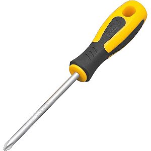 Chave phillips 1/4" x 4" aço cromo vanádio VONDER PLUS