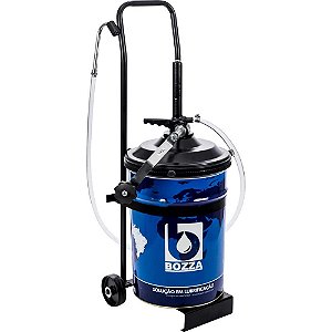 Bomba manual para óleo 20 litros com carrinho 8632R-G3 BOZZA