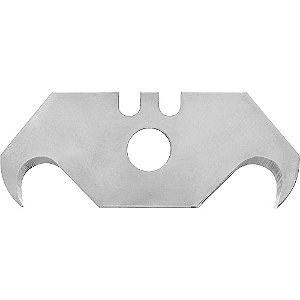 Lâmina trapezoidal para estilete curva com 10 peças LT 001 VONDER