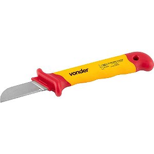 Faca reta para desencapar cabos 7" isolada IEC60900 VONDER