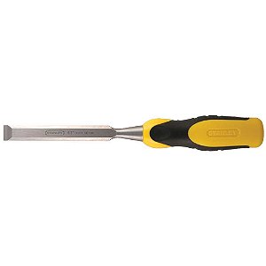 Formão chanfrado reto com cabo em polipropileno e borracha termoplástica 7/8" STANLEY