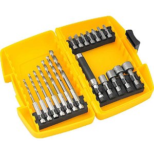 Jogo combinado brocas e bits com 19 peças VONDER