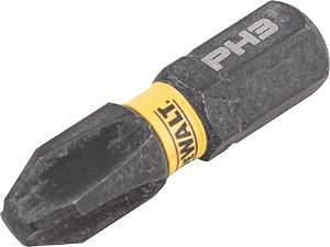 Jogo de bits ponteiras phillips com encaixe de 1/4" PH3 x 25mm Flextorq 3.0 DEWALT