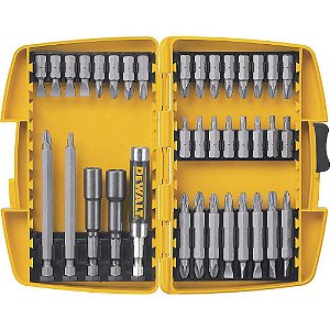 Jogo de bits/ponteiras com 37 peças DEWALT