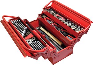 Caixa com ferramentas 64 peças 3301633 GEDORE RED