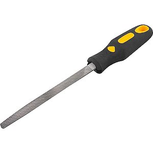 Lima triangular bastarda 6" com cabo encartelada VONDER