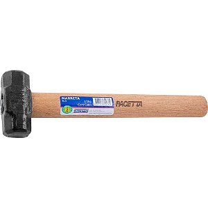 Marreta oitavada 0,5kg com cabo de madeira PACETTA