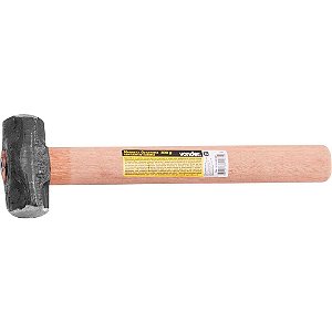 Marreta oitavada 0,5kg com cabo de madeira VONDER