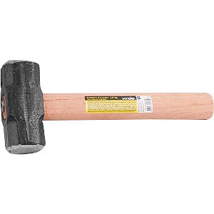 Marreta oitavada 1,5kg com cabo de madeira VONDER