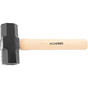 Marreta oitavada 2,0kg com cabo de madeira MOMFORT