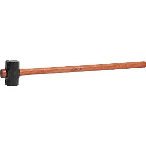 Marreta oitavada 3,0kg com cabo de madeira MOMFORT