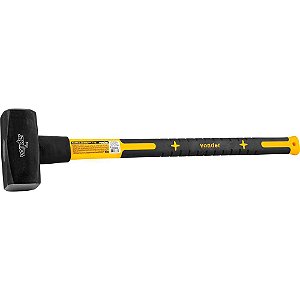 Marreta quadrada 3,0kg com cabo de fibra VONDER