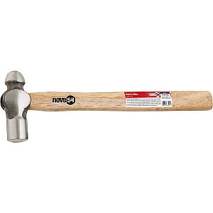 Martelo bola 300g cabo de madeira NOVE54