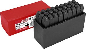 Alfabeto/punção de aço para gravação 10mm NOVE54