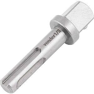 Adaptador tipo SDS Plus encaixe quadrado de 1/2" para chumbador químico VONDER