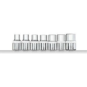 Jogo de soquetes hexalobular encaixe de 1/2" 7 peças 3300028 GEDORE RED