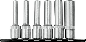 Jogo de soquetes hexalobular longo encaixe de 3/8" 6 peças R51208106 GEDORE RED