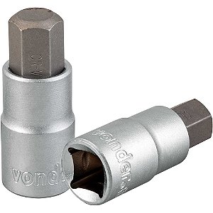Soquete hexagonal 14mm encaixe de 1/2" VONDER