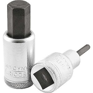 Soquete hexagonal 14,0mm encaixe de 1/2" IN19 GEDORE