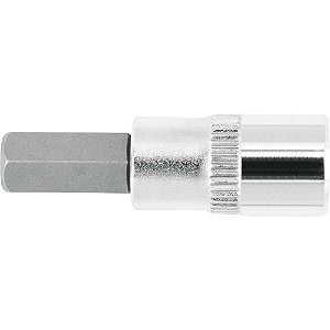 Soquete hexagonal 6,0mm encaixe de 1/4" GEDORE RED